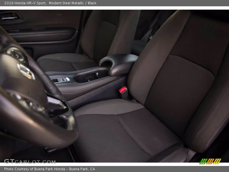 Modern Steel Metallic / Black 2019 Honda HR-V Sport
