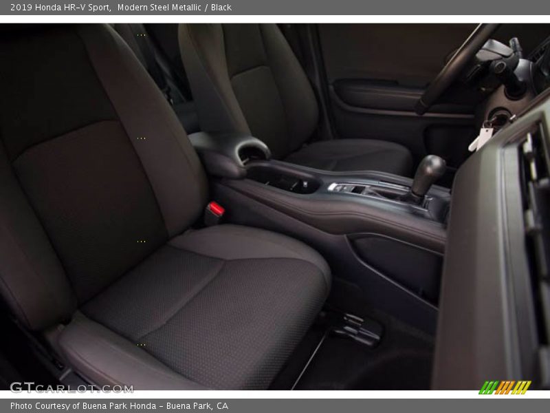 Modern Steel Metallic / Black 2019 Honda HR-V Sport