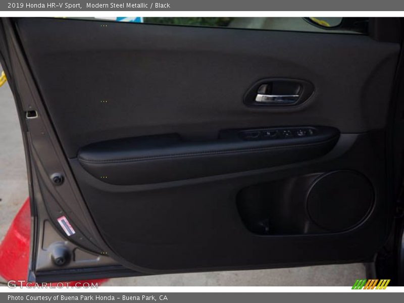 Modern Steel Metallic / Black 2019 Honda HR-V Sport