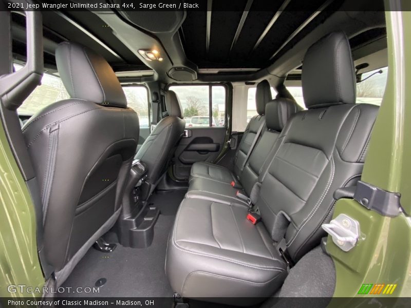 Rear Seat of 2021 Wrangler Unlimited Sahara 4x4