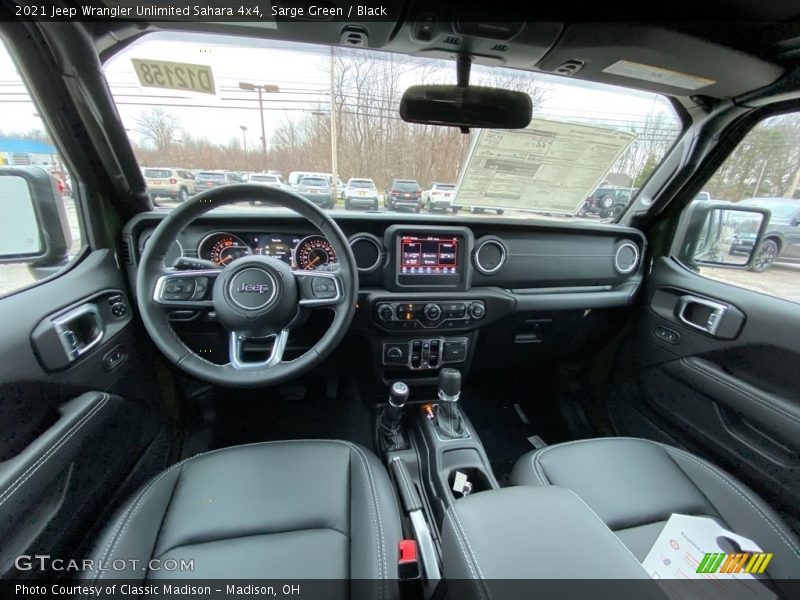  2021 Wrangler Unlimited Sahara 4x4 Black Interior
