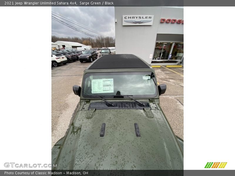 Sarge Green / Black 2021 Jeep Wrangler Unlimited Sahara 4x4