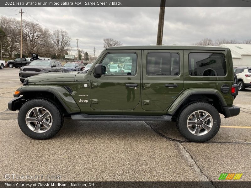  2021 Wrangler Unlimited Sahara 4x4 Sarge Green