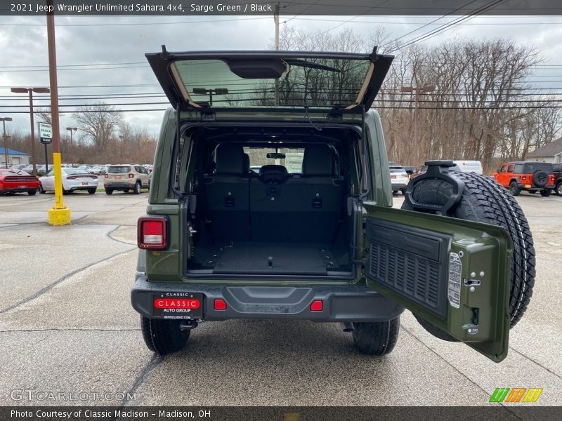 Sarge Green / Black 2021 Jeep Wrangler Unlimited Sahara 4x4