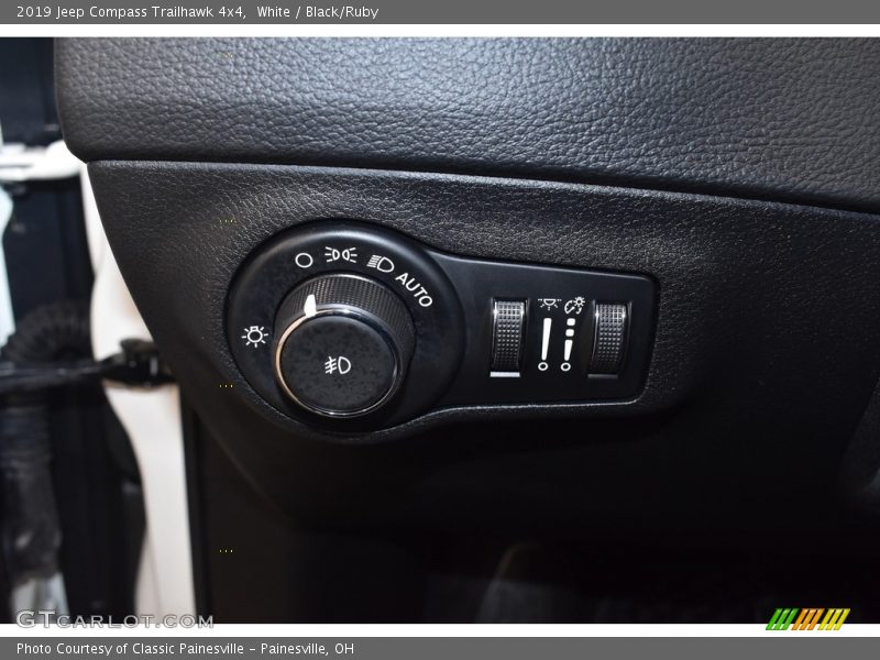 White / Black/Ruby 2019 Jeep Compass Trailhawk 4x4