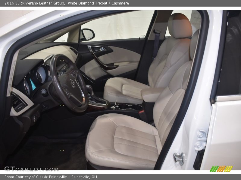 White Diamond Tricoat / Cashmere 2016 Buick Verano Leather Group