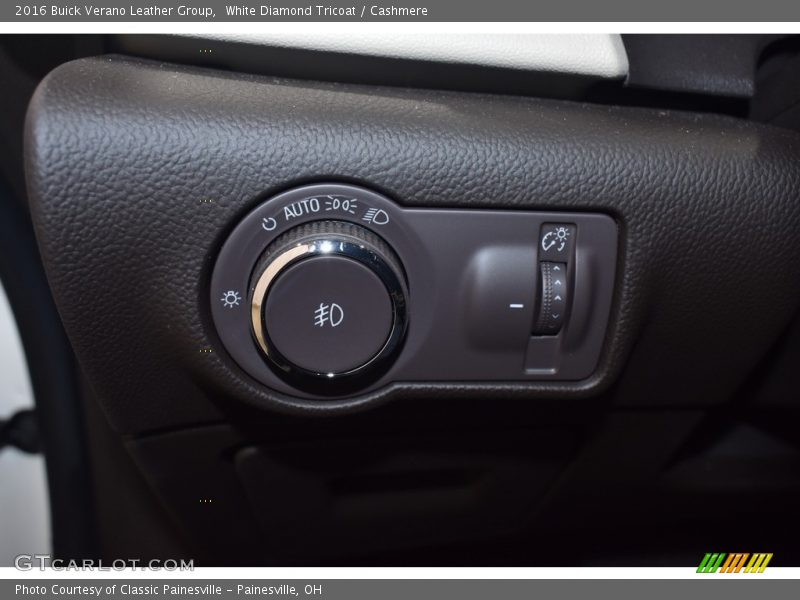 White Diamond Tricoat / Cashmere 2016 Buick Verano Leather Group