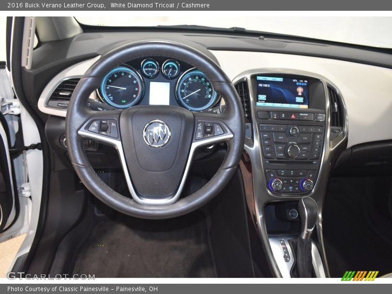 White Diamond Tricoat / Cashmere 2016 Buick Verano Leather Group