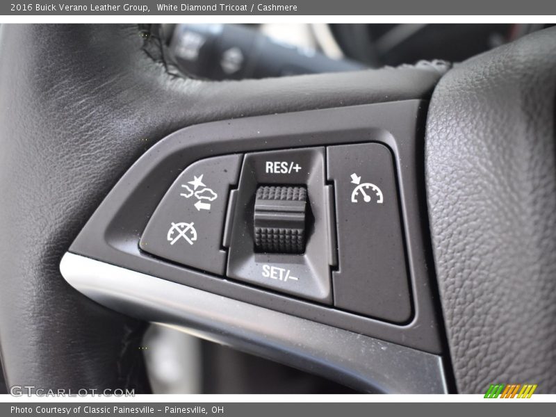 White Diamond Tricoat / Cashmere 2016 Buick Verano Leather Group