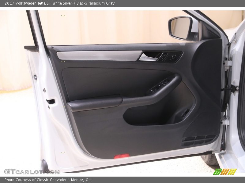 White Silver / Black/Palladium Gray 2017 Volkswagen Jetta S