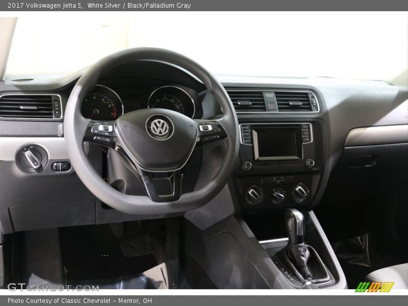 White Silver / Black/Palladium Gray 2017 Volkswagen Jetta S