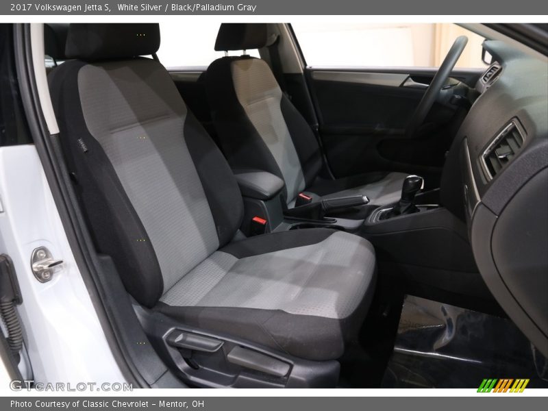 White Silver / Black/Palladium Gray 2017 Volkswagen Jetta S