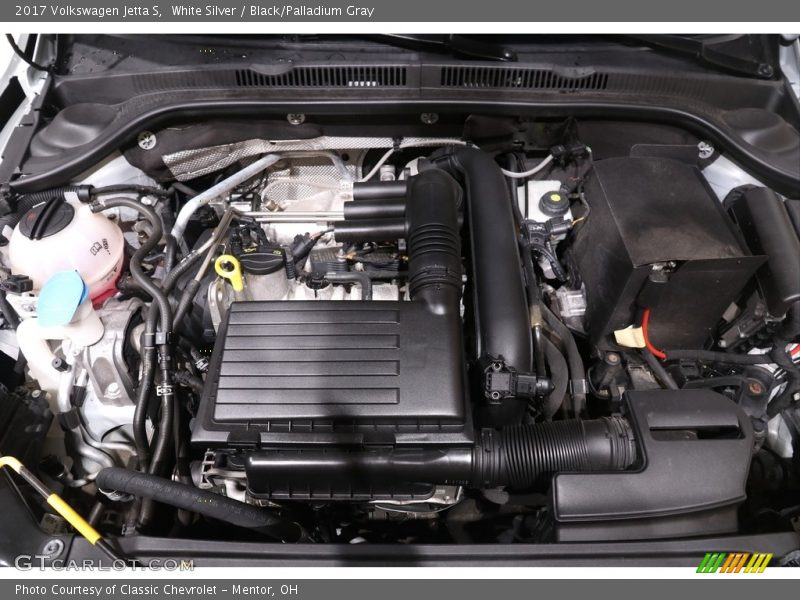 White Silver / Black/Palladium Gray 2017 Volkswagen Jetta S