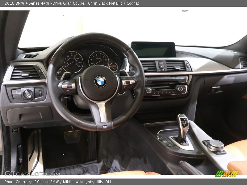 Citrin Black Metallic / Cognac 2018 BMW 4 Series 440i xDrive Gran Coupe
