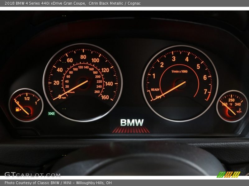  2018 4 Series 440i xDrive Gran Coupe 440i xDrive Gran Coupe Gauges