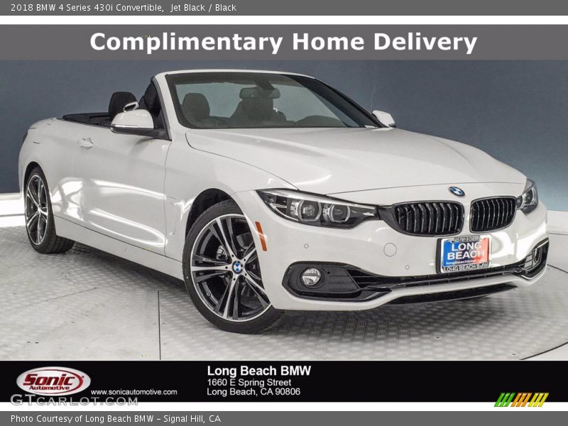 Jet Black / Black 2018 BMW 4 Series 430i Convertible