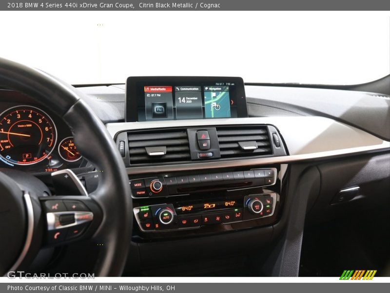 Citrin Black Metallic / Cognac 2018 BMW 4 Series 440i xDrive Gran Coupe
