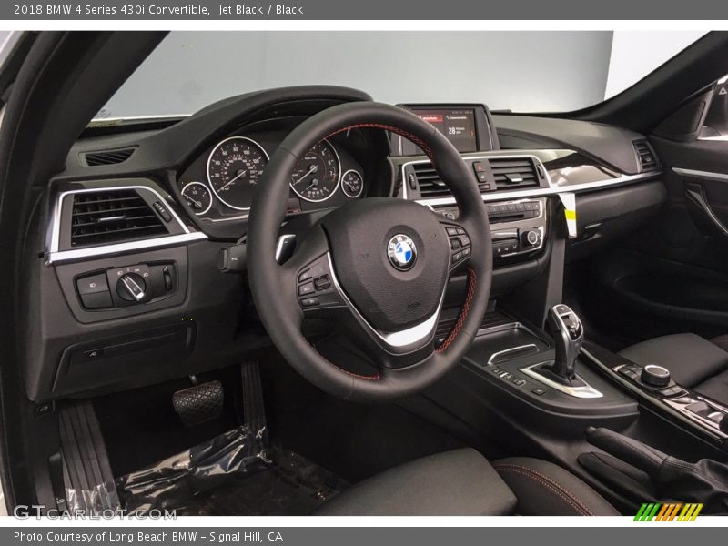 Jet Black / Black 2018 BMW 4 Series 430i Convertible