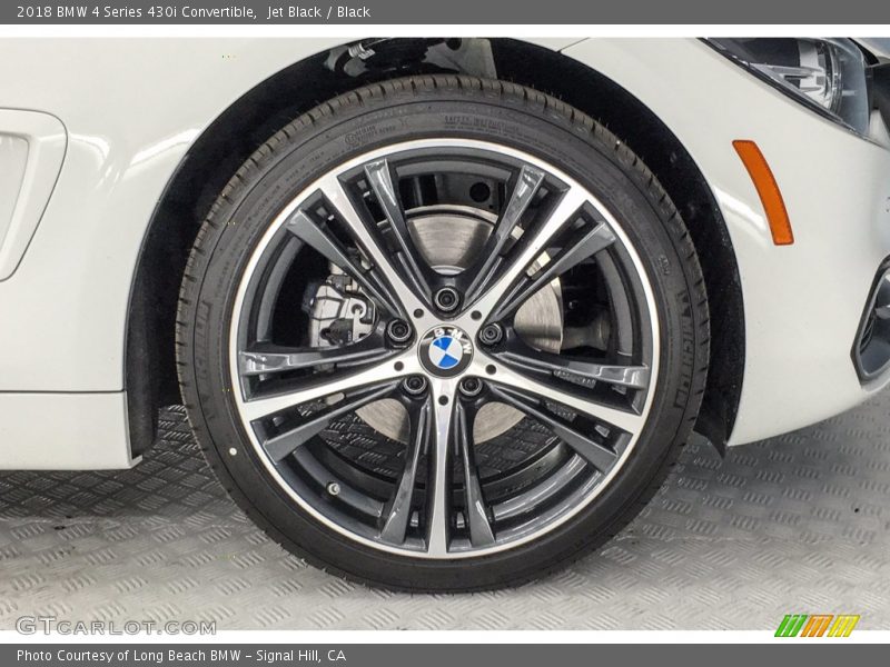 Jet Black / Black 2018 BMW 4 Series 430i Convertible