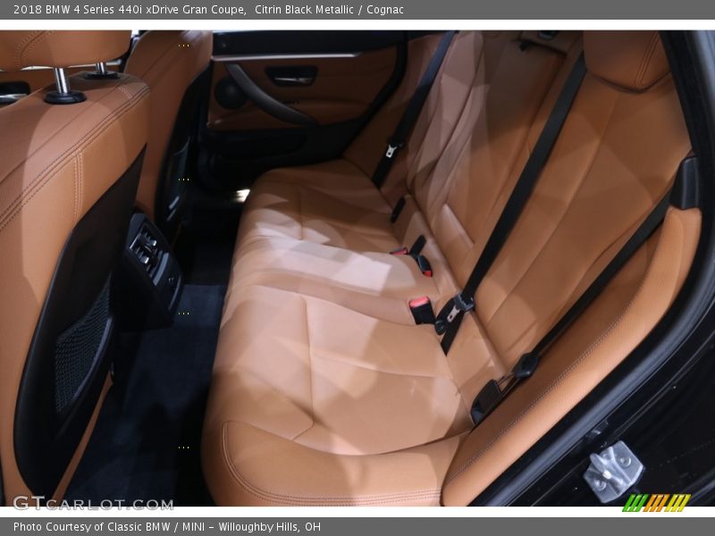 Citrin Black Metallic / Cognac 2018 BMW 4 Series 440i xDrive Gran Coupe