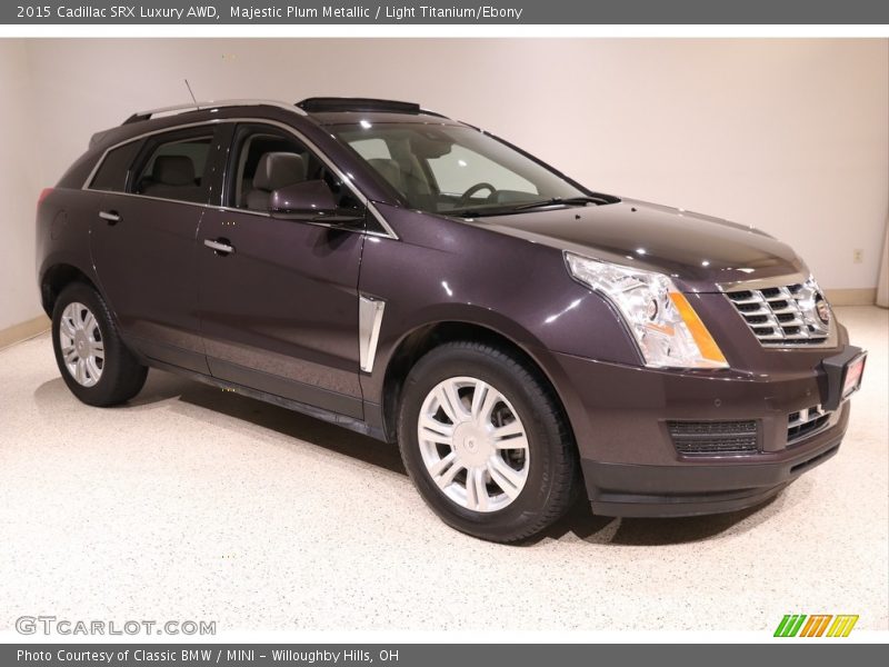 Majestic Plum Metallic / Light Titanium/Ebony 2015 Cadillac SRX Luxury AWD