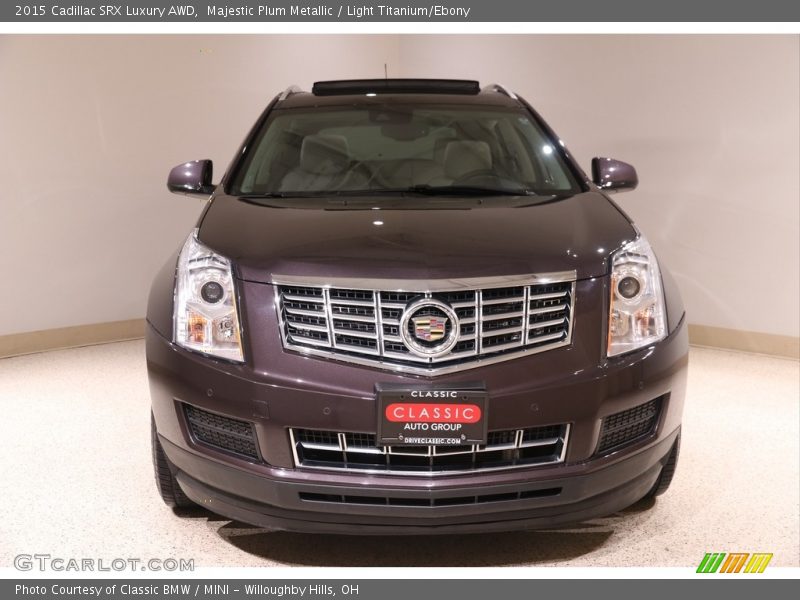 Majestic Plum Metallic / Light Titanium/Ebony 2015 Cadillac SRX Luxury AWD