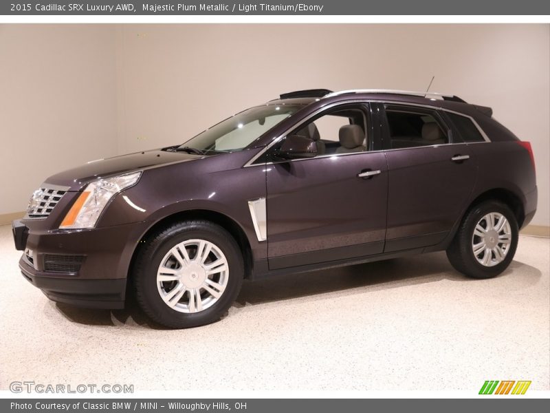 Majestic Plum Metallic / Light Titanium/Ebony 2015 Cadillac SRX Luxury AWD
