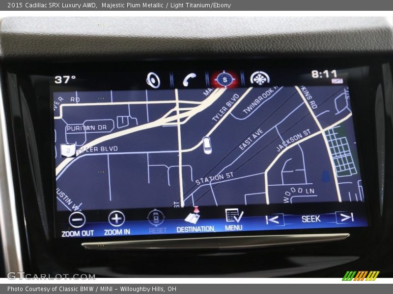 Majestic Plum Metallic / Light Titanium/Ebony 2015 Cadillac SRX Luxury AWD
