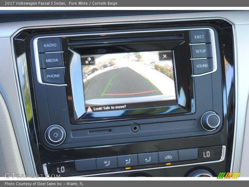 Pure White / Cornsilk Beige 2017 Volkswagen Passat S Sedan