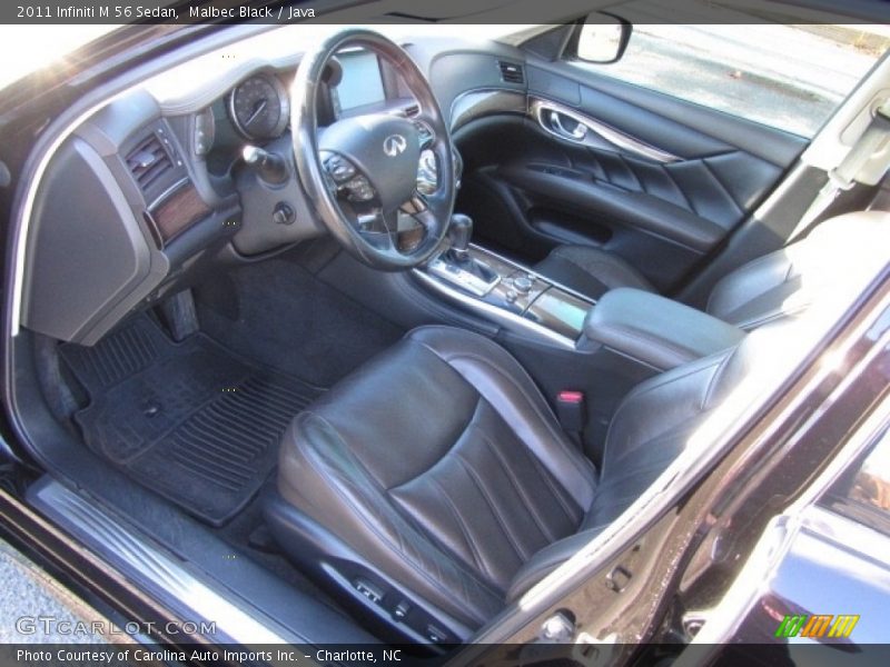 Malbec Black / Java 2011 Infiniti M 56 Sedan