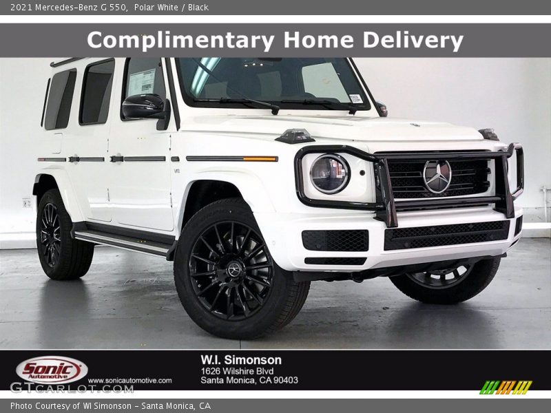 Polar White / Black 2021 Mercedes-Benz G 550