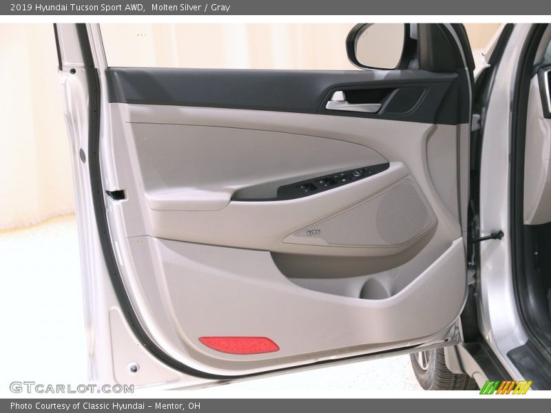 Molten Silver / Gray 2019 Hyundai Tucson Sport AWD