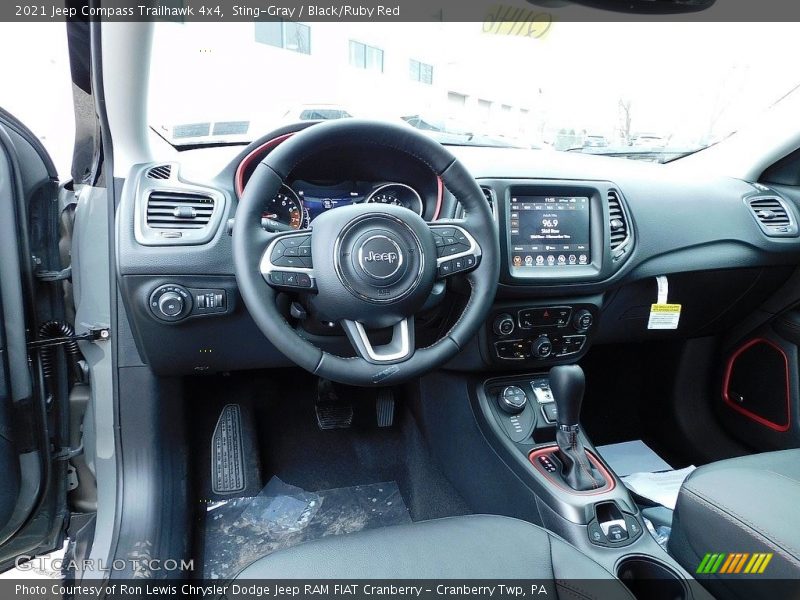 Sting-Gray / Black/Ruby Red 2021 Jeep Compass Trailhawk 4x4