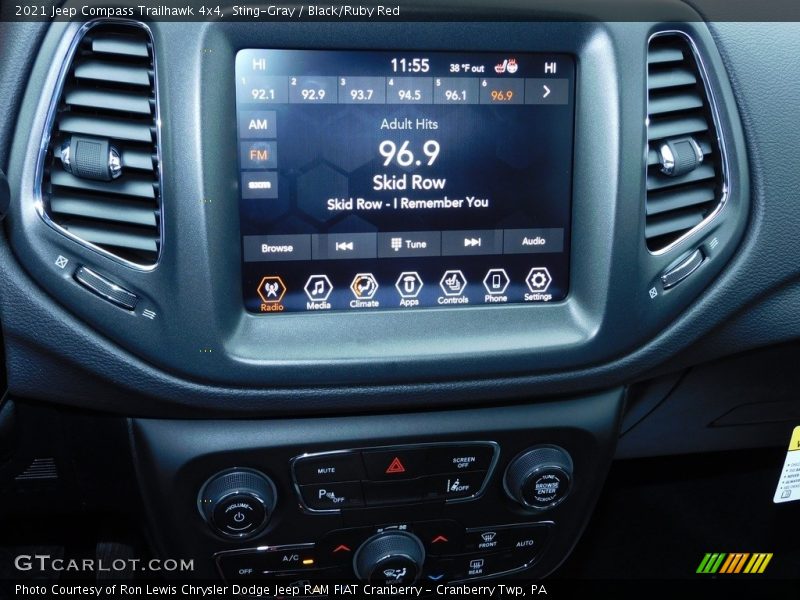 Sting-Gray / Black/Ruby Red 2021 Jeep Compass Trailhawk 4x4