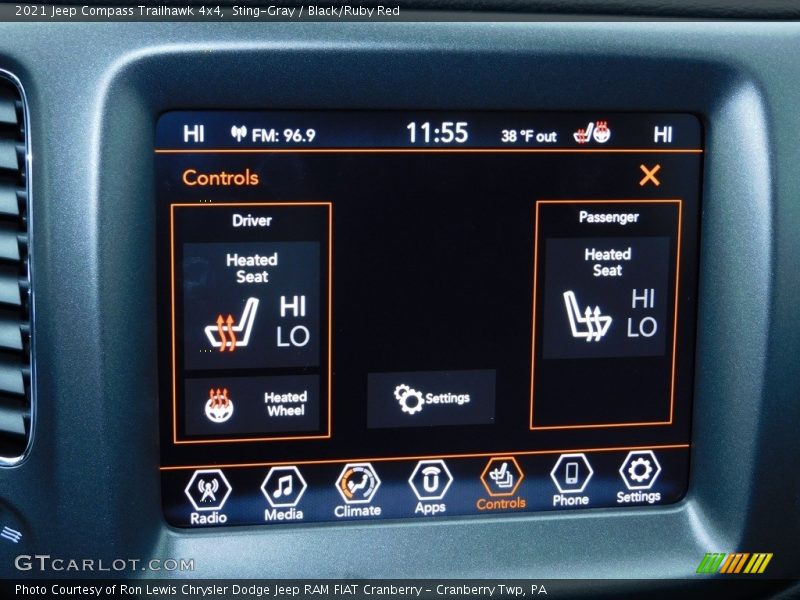 Sting-Gray / Black/Ruby Red 2021 Jeep Compass Trailhawk 4x4