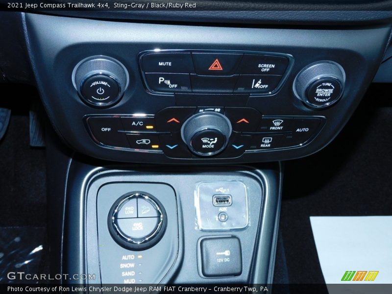 Sting-Gray / Black/Ruby Red 2021 Jeep Compass Trailhawk 4x4