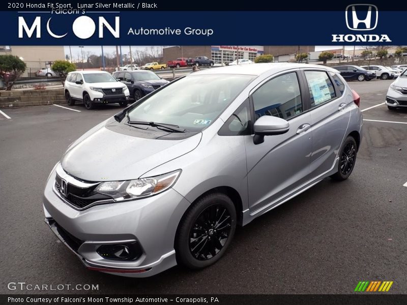 Lunar Silver Metallic / Black 2020 Honda Fit Sport