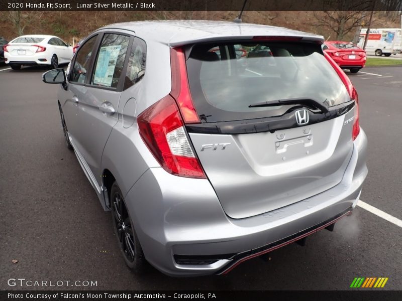 Lunar Silver Metallic / Black 2020 Honda Fit Sport