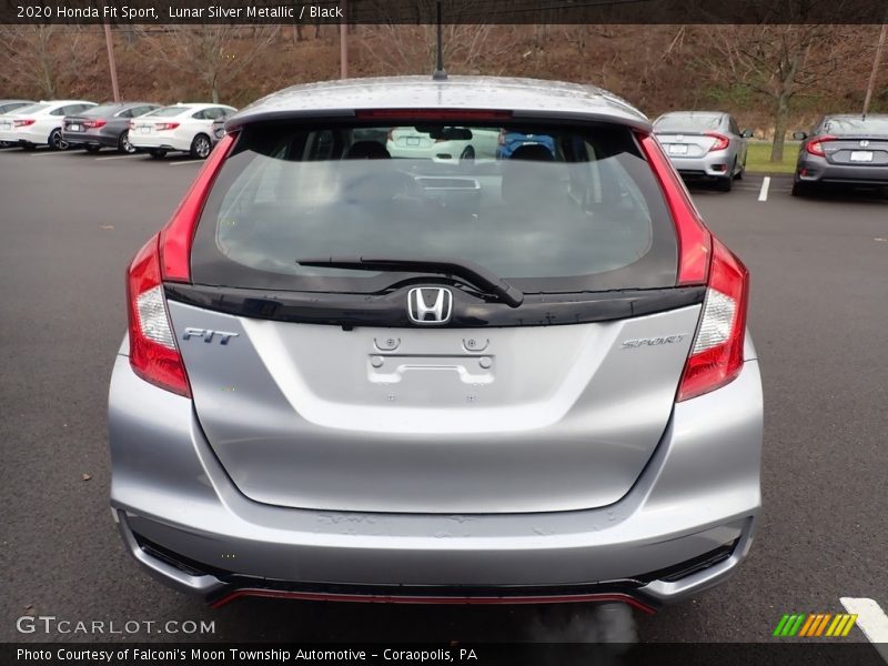 Lunar Silver Metallic / Black 2020 Honda Fit Sport