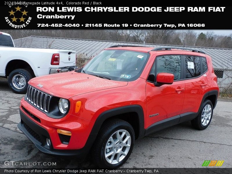 Colorado Red / Black 2021 Jeep Renegade Latitude 4x4