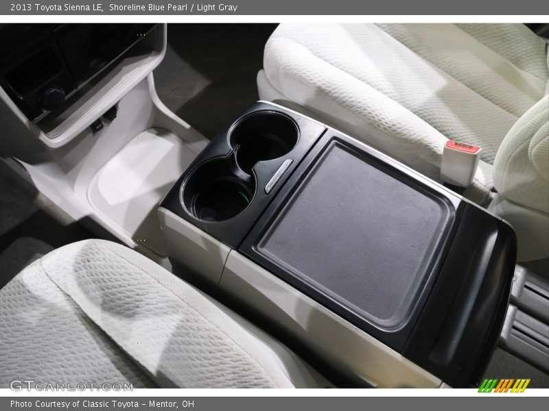 Shoreline Blue Pearl / Light Gray 2013 Toyota Sienna LE