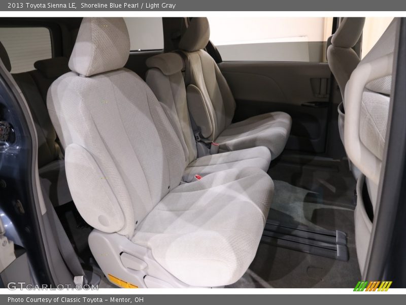 Shoreline Blue Pearl / Light Gray 2013 Toyota Sienna LE