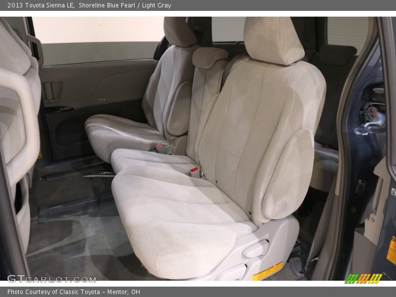 Shoreline Blue Pearl / Light Gray 2013 Toyota Sienna LE