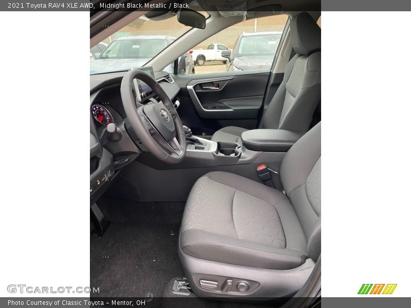 Midnight Black Metallic / Black 2021 Toyota RAV4 XLE AWD