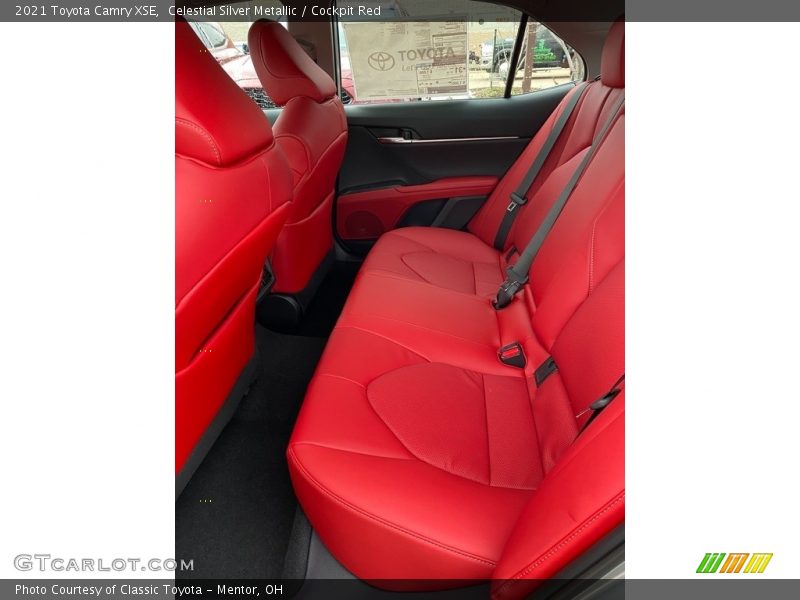 Celestial Silver Metallic / Cockpit Red 2021 Toyota Camry XSE