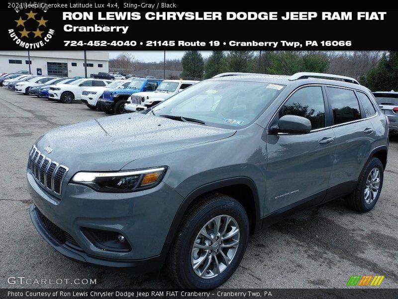 Sting-Gray / Black 2021 Jeep Cherokee Latitude Lux 4x4