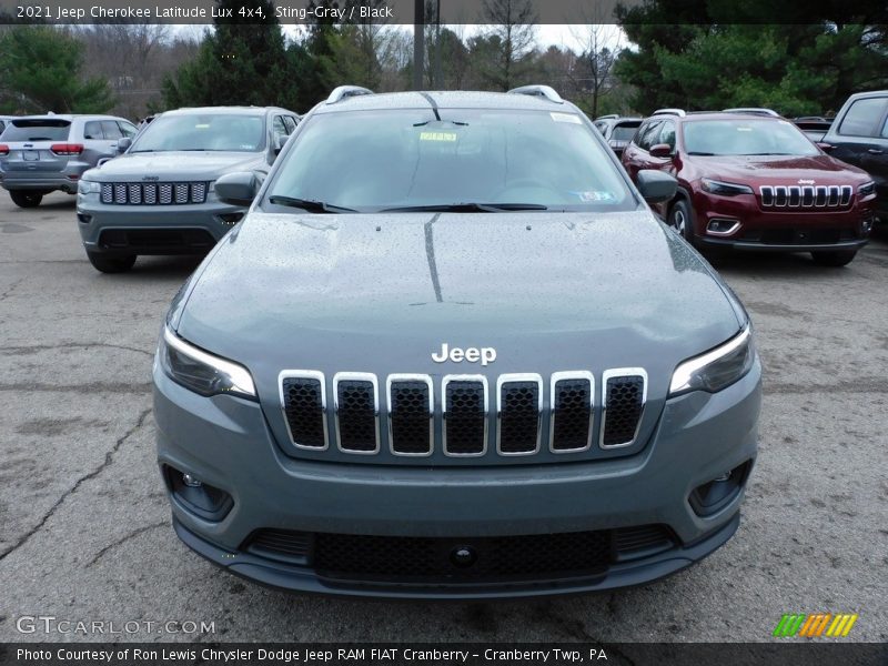 Sting-Gray / Black 2021 Jeep Cherokee Latitude Lux 4x4