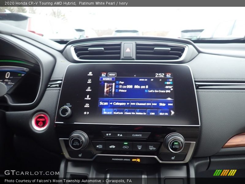 Controls of 2020 CR-V Touring AWD Hybrid