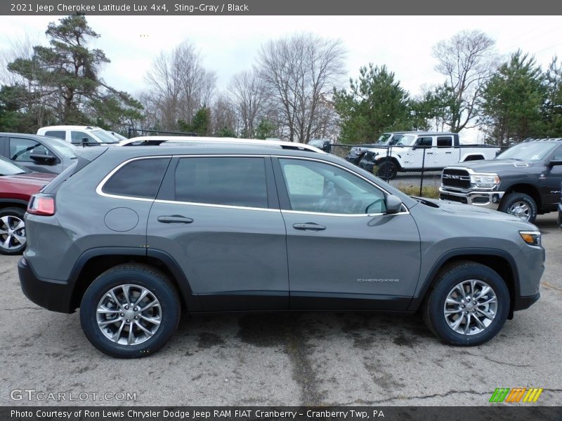 Sting-Gray / Black 2021 Jeep Cherokee Latitude Lux 4x4