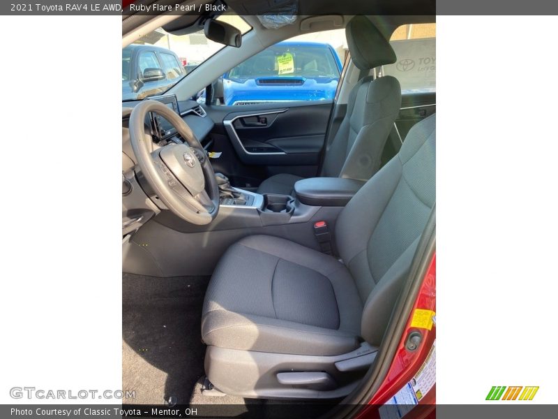 Ruby Flare Pearl / Black 2021 Toyota RAV4 LE AWD